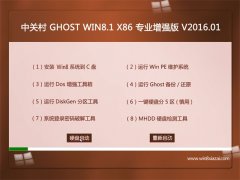 йشϵͳ Ghost Win8.1 X32 רҵǿ V2016.01