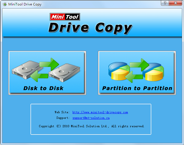 MiniTool Drive Copy(Ӳ̶Կ) V5.0