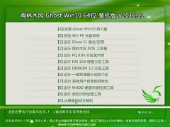 雨林木风Ghost Win10 X64 专业版2016.11(自动激活)