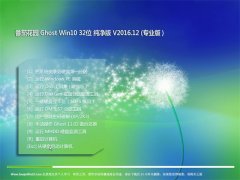 ѻ԰Ghost Win10 (32λ) ȫV2016.12(⼤)